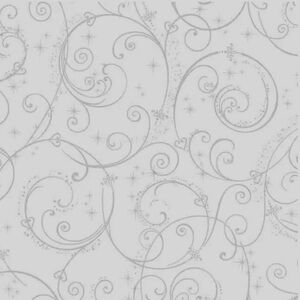 Disney Princess Scroll White/ Silver Glitter Wallpaper 2 Roll
Prepasted Washable